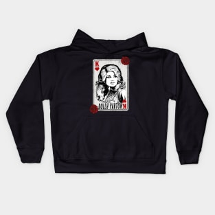 Vintage Card Dolly Parton Kids Hoodie